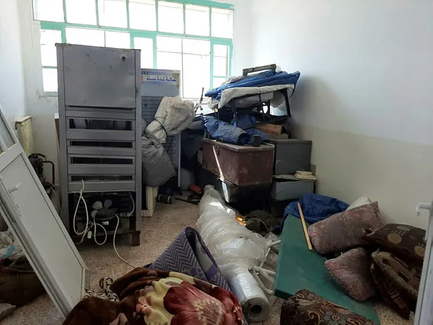 Tel Abyad'da teröristlere ait ele geçirilen binalardaki işaretler dikkat çekti-4