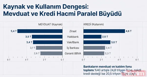Türkiye'nin finans devleri listelendi: En fazla kredi veren ve mevduat alan 10 banka! Ziraat, Vakıfbank... - 5