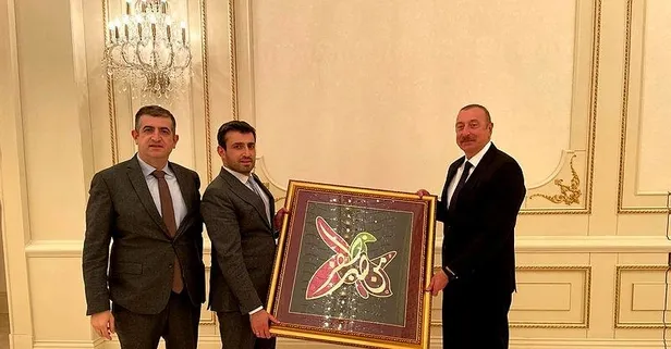 Azerbaycan Cumhurbaşkanı Aliyev, Bakü'de Selçuk ve Haluk Bayraktar’ı kabul etti