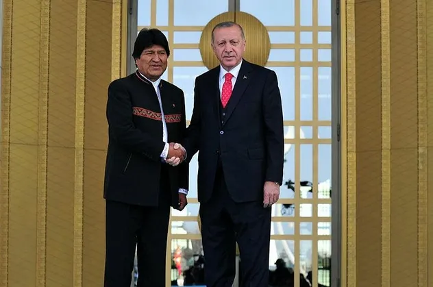 Bolivya Devlet Başkanı Ankara'da