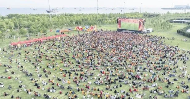 Yenikapı’da dev şölen! Cimbom’un muhteşem kutlamaları başladı