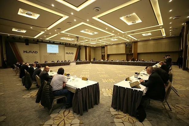 Son dakika: Hazine ve Maliye Bakanı Nureddin Nebati, MÜSİAD istişare toplantısına katıldı-1