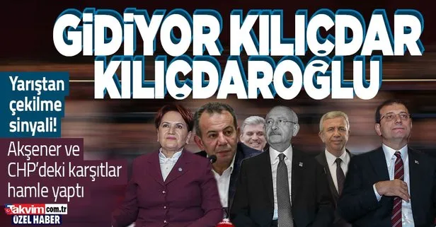 Kemal Kılıçdaroğlu adaylık yarışından çektiriliyor mu? Ortalık karıştı: Ekrem İmamoğlu, Mansur Yavaş ve Tanju Özcan...
