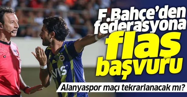 Son dakika: Fenerbahçe’den TFF’ye kural hatası başvurusu