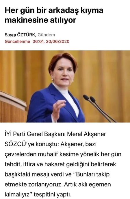 İçişleri Bakanı Süleyman Soylu'dan Meral Akşener’e "küpürlü ayar"-1
