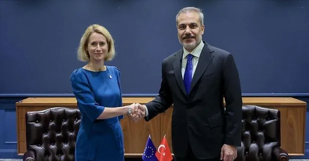 Dışişleri Bakanı Fidan, AB Dış İlişkiler ve Güvenlik Politikası Yüksek Temsilcisi Kallas ile görüştü