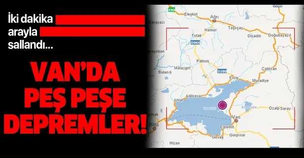 Son Dakika Van Da Korkutan Deprem Afad Kandilli Rasathanesi Son Depremler Takvim