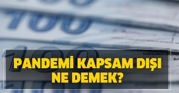 pandemi kapsam disi ne demek 1000 tl yardim parasi kapsam disi ne anlama geliyor takvim