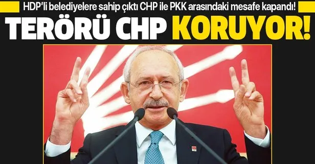 Terörü CHP koruyor! Kılıçdaroğlu HDP’li belediyelere sahip çıktı, CHP-PKK arasındaki mesafe kapandı