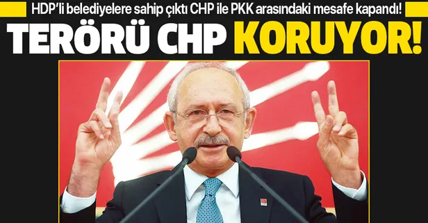 Terörü CHP koruyor! Kılıçdaroğlu HDP'li belediyelere sahip çıktı, CHP-PKK arasındaki mesafe kapandı