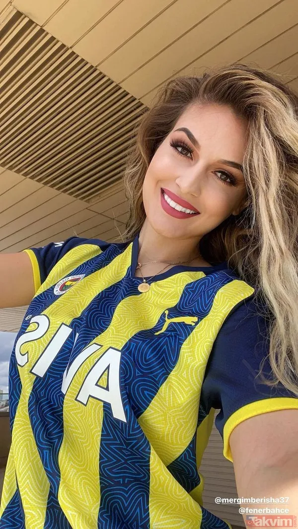 Berisha'nın eşi Vesa Vllasaliu Fenerbahçe taraftarına veryansın etti! Seni kaldırırken... - 5