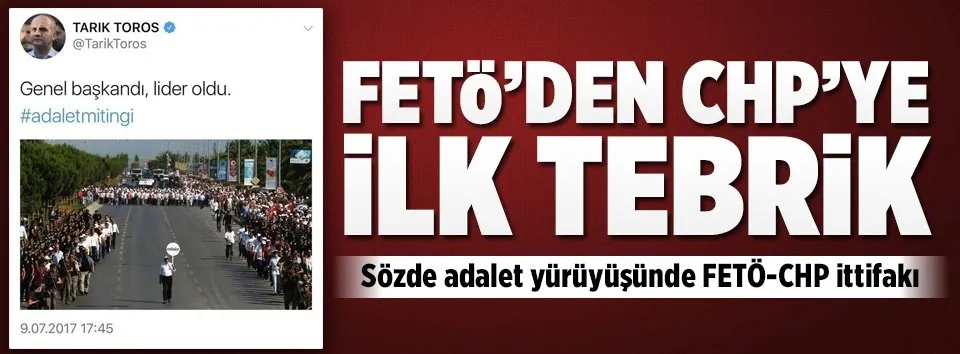 FETÖ’den CHP’ye tebrik ve destek