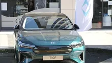 Togg T10Fin Ayder rengi Rizede! Karadenizin yeşilinden ilham alan model sergileniyor