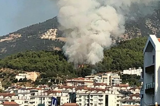 Son dakika: Alanya'da orman yangını