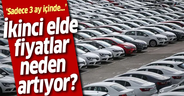 İkinci el otomobil fiyatları neden artıyor? 3 ay içinde yüzde 40...