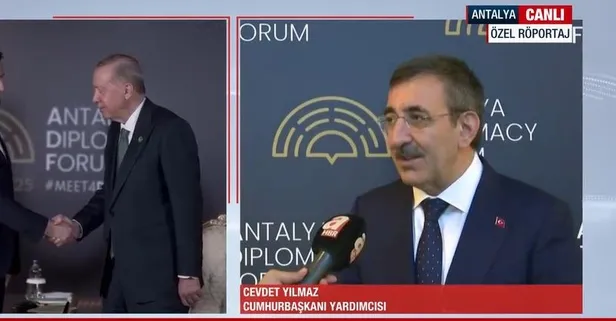 Cumhurbaşkanı Yardımcısı Cevdet Yılmaz'dan Suriye mesajı: Küllerinden doğuyor