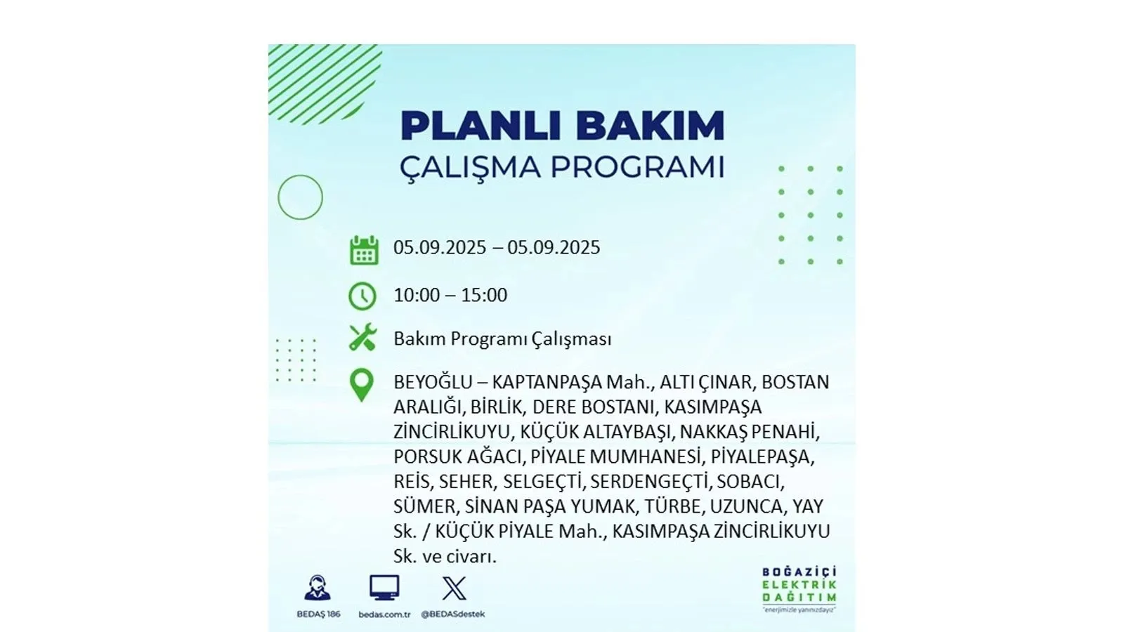 17 ilçede elektrik kesintisi | İstanbul'da elektrikler ne zaman gelecek? Mahalle mahalle KESİNTİ LİSTESİ - 27