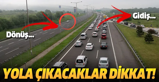 Son dakika: Anadolu Otoyolu'nda bayram trafiği | 2 Haziran yol durumu