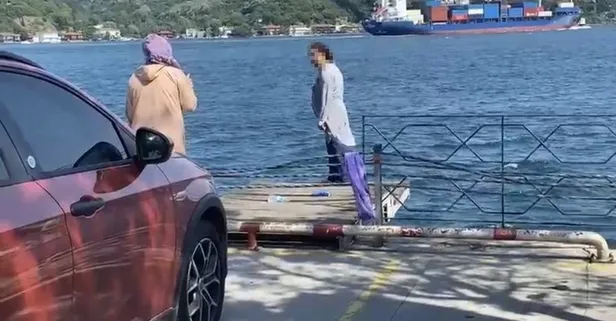 İstanbul Boğazı’nda bir garip intihar girişimi: İskeleden denize atlamak istedi