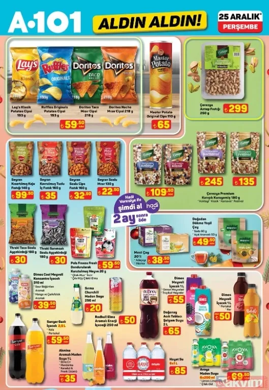 Yeni Yıl Sürprizi A101 Afişi Yayınlandı: 25 Aralık Dev İndirim Listesi - 9