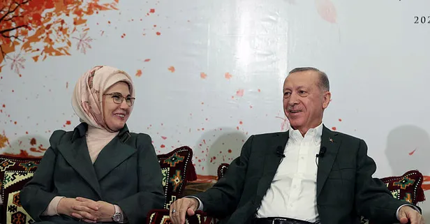 Emine Erdoğan'dan kendisine soru soran gence: Başkan, Siirt yemeklerini çok beğendi