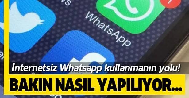 Whatsapp’tan müjdeli haber! İşte internetsiz kullanma ayarı