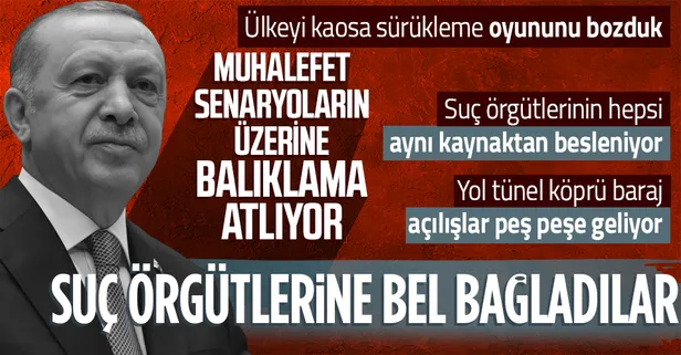 Başkan Erdoğan: Milletten umutlarını kesenler suç örgütlerine bel bağlamış durumdalar
