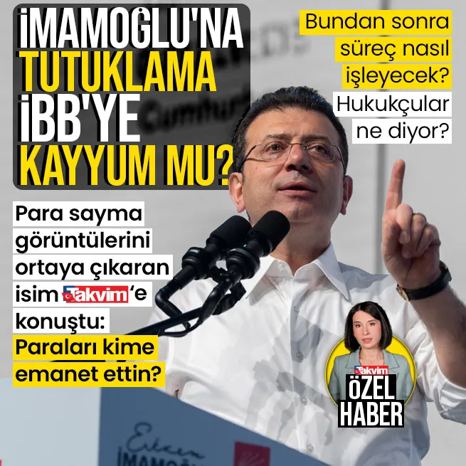 İBBye kayyum atanır mı? Ekrem İmamoğlu, Murat Ongun ve diğerleri neden gözaltına alındı? Para sayma görüntülerini ifşa eden Erkan Çakır konuştu