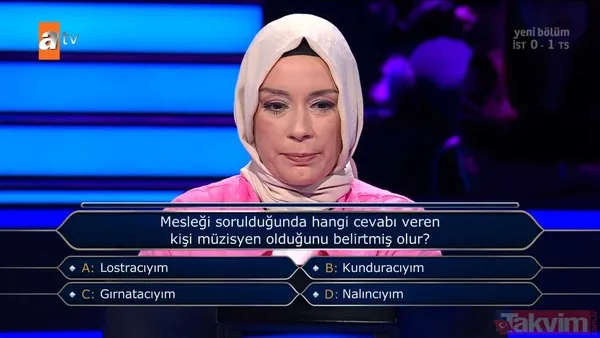 Kenan İmirzalıoğlu'nun sunduğu Kim Milyoner Olmak İster'de hareketleri ve cevaplarıyla geceye damga vuran yarışmacı! - 41