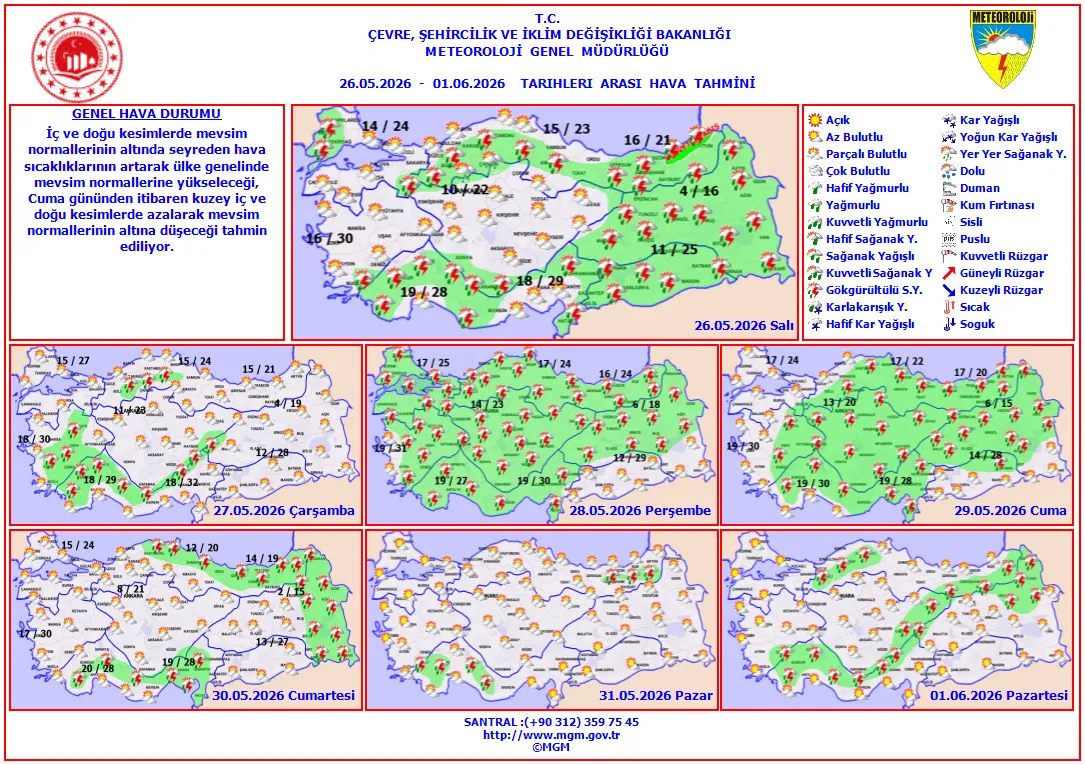 1779775353498.png Bayramın 1. günü yaz 2. günü kış! Meteoroloji Uzmanı Adil Tek sağanak yağış için saat verdi-7