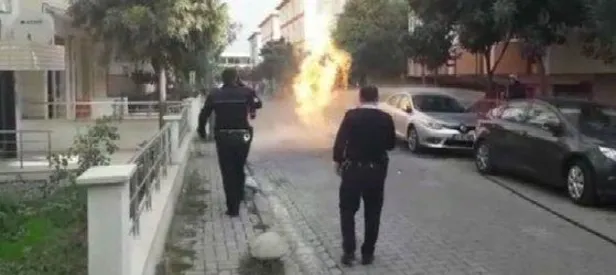 Avcılar'da doğalgaz borusu patladı!