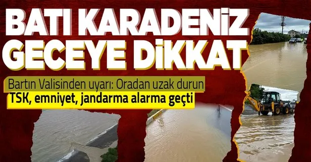 Son dakika: Batı Karadeniz’de sel! Meteoroloji’den flaş uyarı! Bartın Valisinden flaş uyarılar! Oralardan uzak durun