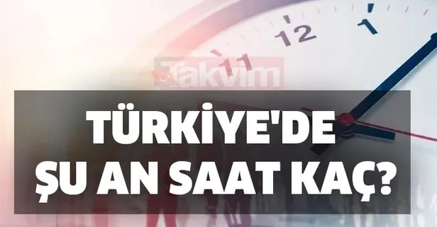 Türkiye’de şu an saat kaç? Şuan saat kaç, nasıl öğrenilir? 26 Ekim bugün saatler geri alındı mı?