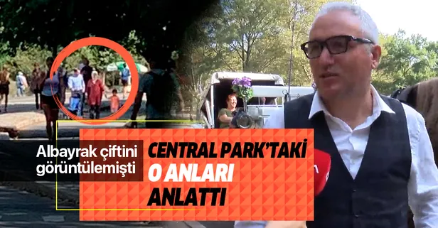 Bakan Berat Albayrak ve eşi Esra Albayrak'ı Central Park'ta görmüşlerdi! O anları anlattı...