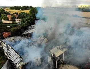 Çatalca’da korkutan yangın!
