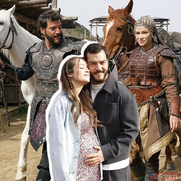 Kuruluş Osman'ın Cerkutay'ı Çağrı Şensoy ile eşi Buse Arslan'dan minik kızlarıyla ilk paylaşım geldi! - 1