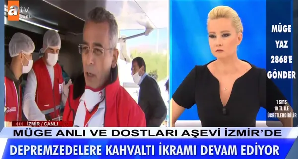 Müge Anlı canlı yayınında Mobil Aşevi Kampanyası ile İzmir depremine rekor bağış! "Boşa gitmediğini gözlerimle gördüm"-2