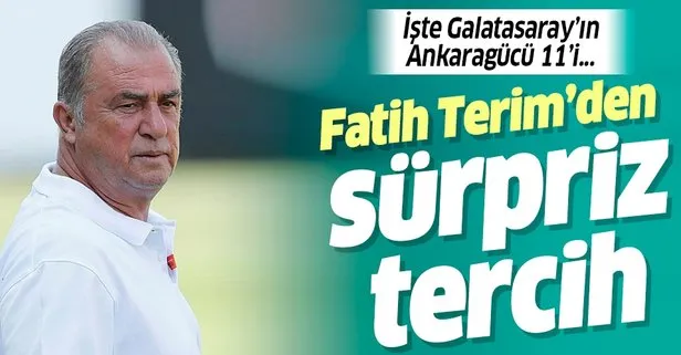 İşte Ankaragücü-Galatasaray maçı 11'i