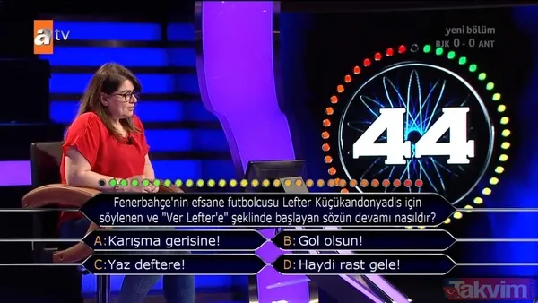 Kim Milyoner Olmak İster'de 125 bin TL'lik zor matematik sorusu: Hangisi bir narsistik sayı değildir? - 13