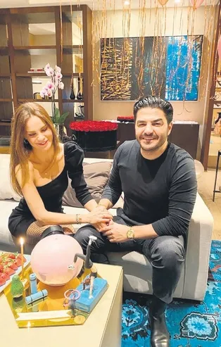 Ebru Şallı’ya yeni yaşında eşi Uğur Akkuş’tan romantik jest