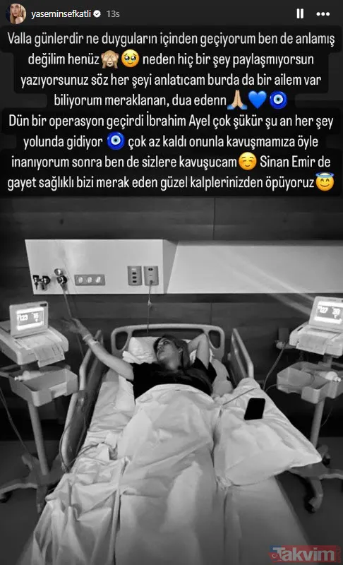 Çiçeği burnunda anne Yasemin Şefkatli oğlu Emir'le paylaştı "Ayel'i bekliyoruz" İkizlerden İbrahim Ayel ameliyat olmuştu - 5