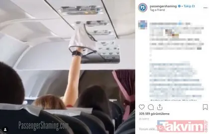 Uçakta iğrenç olay şoke etti! Görenler gözlerine inanamadı