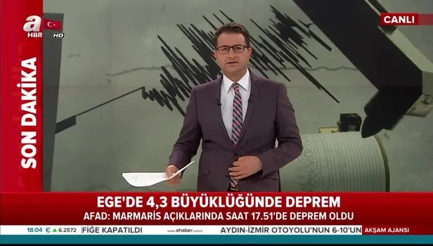 Son dakika: Akdeniz'de korkutan deprem! Marmaris ...