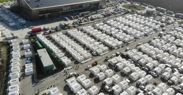 Asrın seferberliği: Yeni Hatay Stadyumu depremzedeler için çadır kente dönüştü