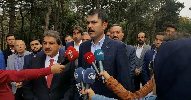 Çevre ve Şehircilik Bakanı Murat Kurum Millet Bahçeleri’ni gezdi