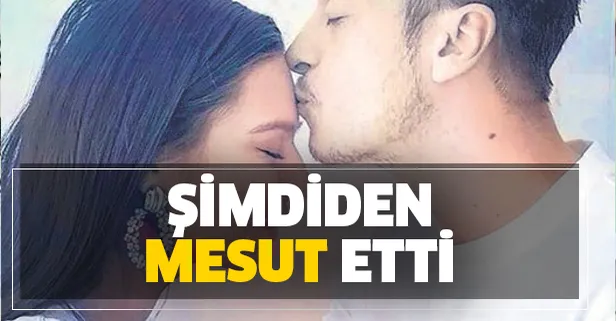 Özil minik kızı Eda'yı şimdiden 'Mesut' etti