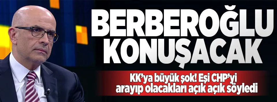 KK'ya şok: Enis Berberoğlu konuşacak