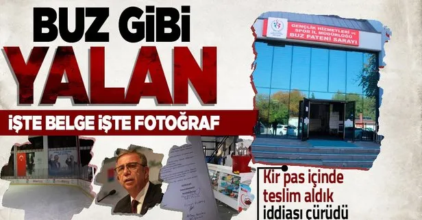 Ankara Büyükşehir Belediyesi’nin ’BELPA Buz Pateni Spor Salonu pas ve kir içinde teslim alındı’ iddiası yalan çıktı!