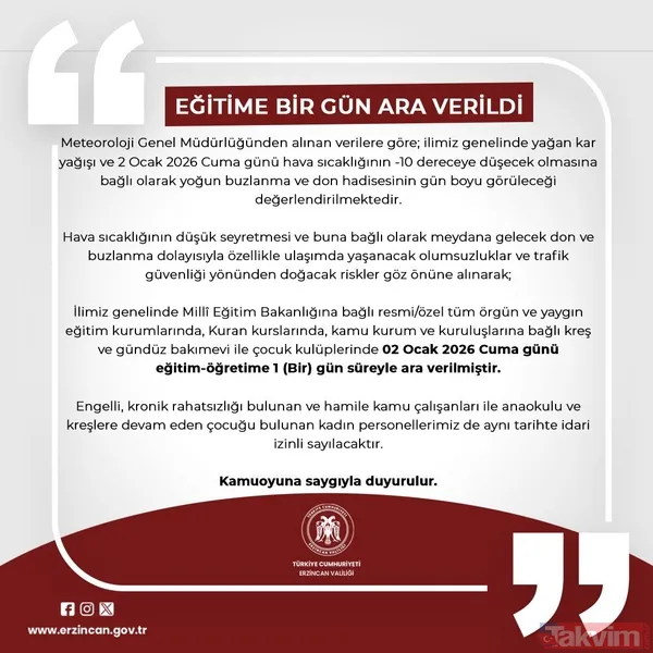 İstanbul'da 5 ilçede eğitime ara! Valilikler peş peşe açıkladı: Şehir şehir kar tatili raporu - 9