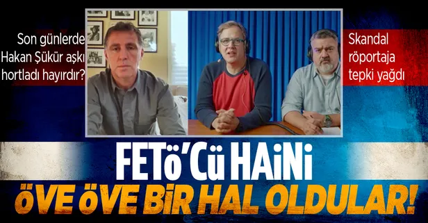 FluTV'de İlker Canikligil ve Mustafa Seven FETÖ'cü hain Hakan Şükür'ü canlı yayına çıkarıp övgüler dizdi!
